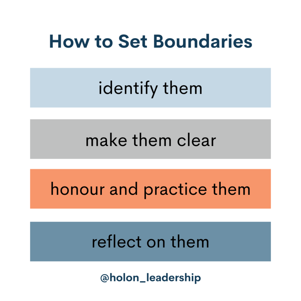 Graphic for how to set boundaries