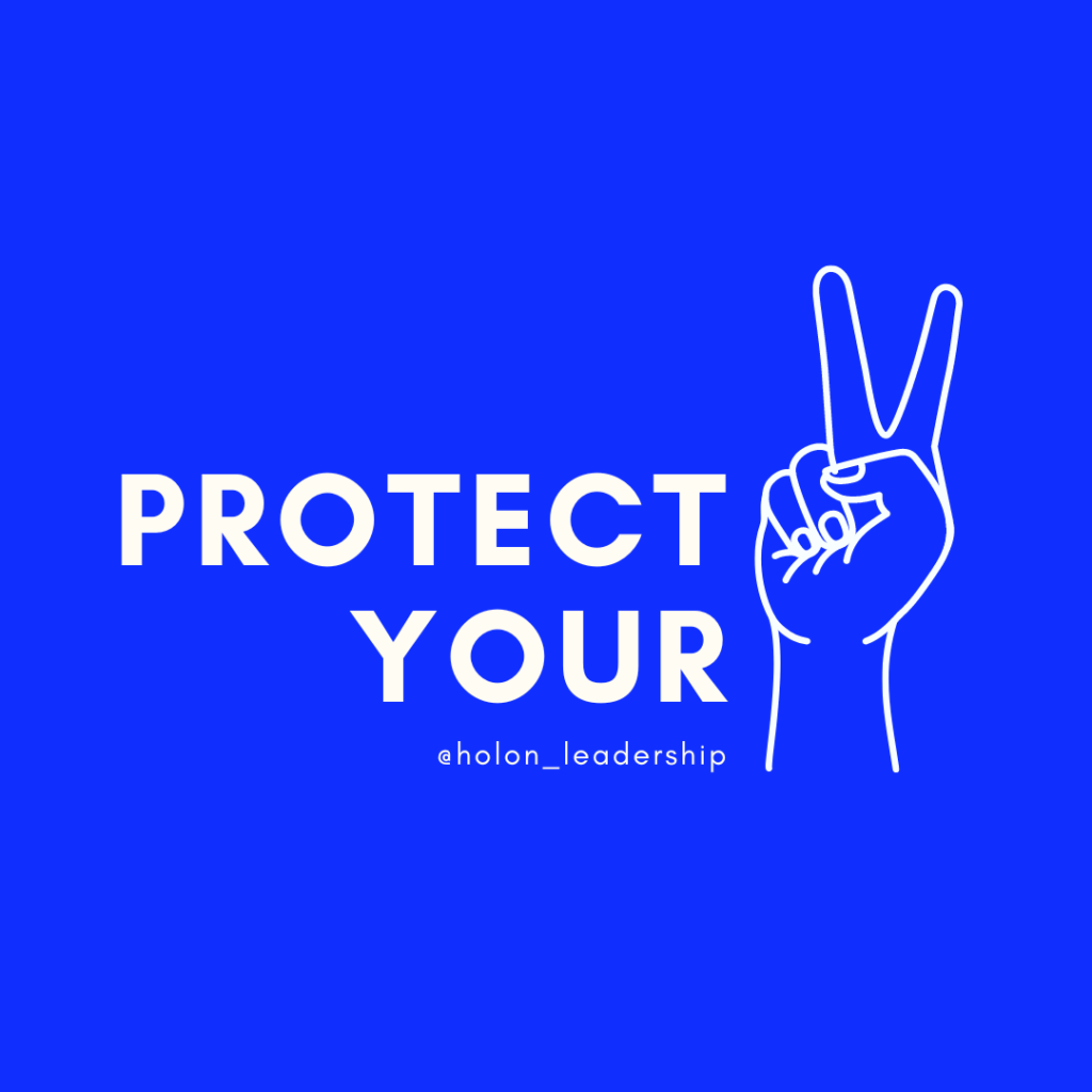 Protect your peace